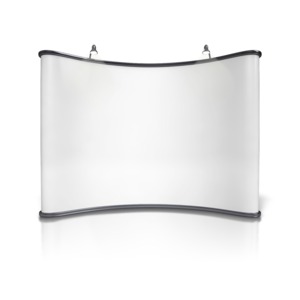 An image of an advertising booth.