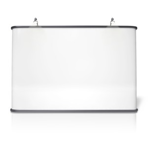 An image of an advertising booth.