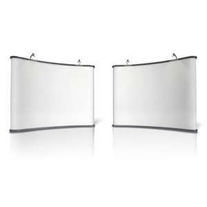 An image of an advertising booth.