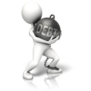 Walking With Debt Ball | 3D Animated Clipart for PowerPoint -  