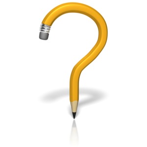 A yellow pencil bent into the shape of a question mark. This clip-art can represent someone having an educational quesiton.
