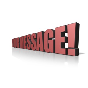 Create customized bold 3D text messages.  CAPITAL letters work better.