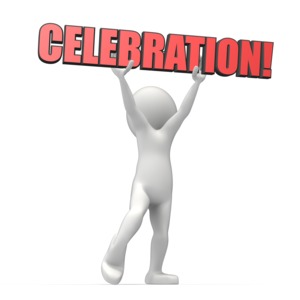 A stick figure holds up a 3D word or phrase.  Use the customization tools to enter your own message for the stick figure to hold.