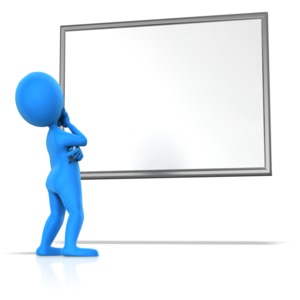 Coach With Whiteboard  Great PowerPoint ClipArt for Presentations 