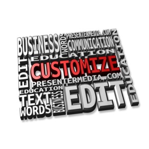 A center word is highlighted and surrounded by several other words.  You can change the words that are used to build this mosaic pattern.&lt;BR&gt;&lt;BR&gt;CAPITAL letters and single words will look the best in this design.