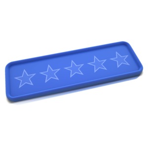 An image of a rating bar with no rating.