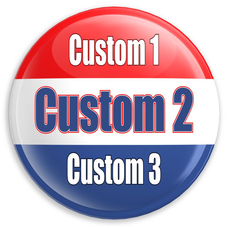This Presentation Clipart shows a preview of Custom Text Badge