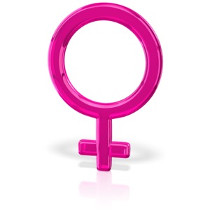 The symbols Venus representing the female gender.