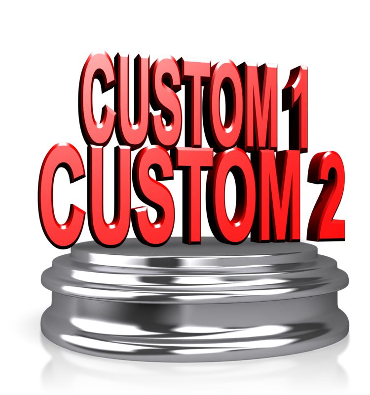 This Presentation Clipart shows a preview of Custom Text On A Pedestal
