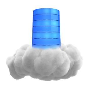 A single database resting in the cloud.