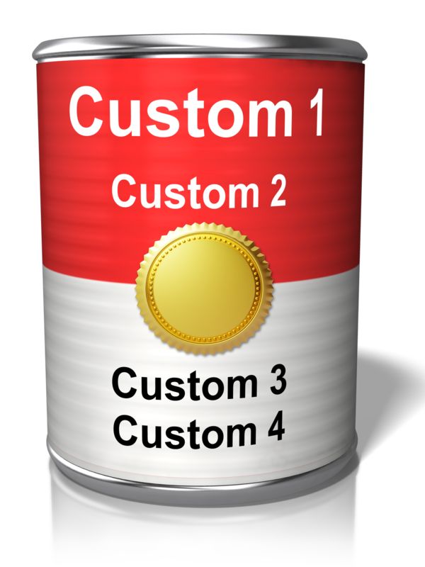 This Presentation Clipart shows a preview of Custom Tin Can