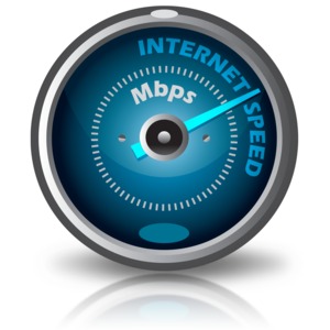 An image of a internet speed tester.