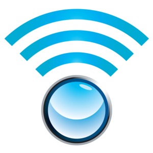 An image of a shiny wi-fi symbol.