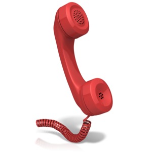 An image of a classic phone receiver.