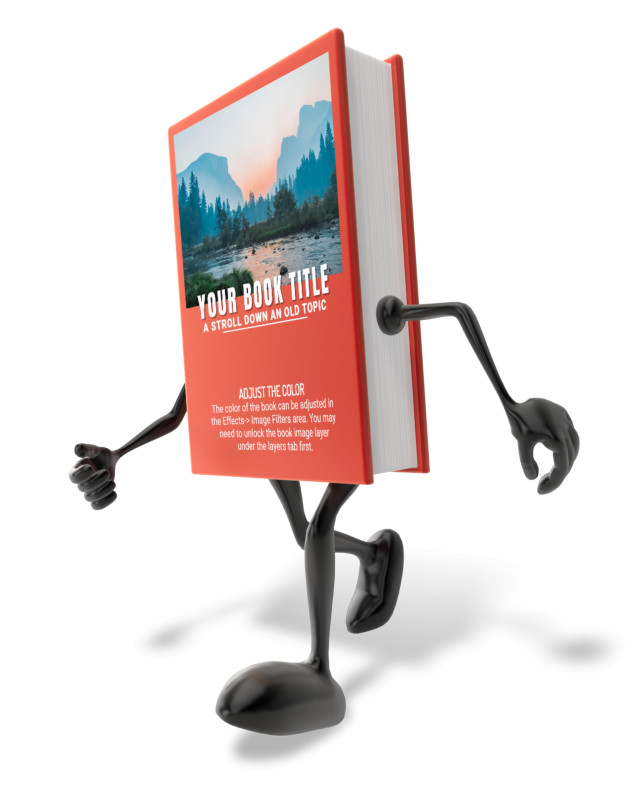 This Presentation Clipart shows a preview of Custom Walking Book