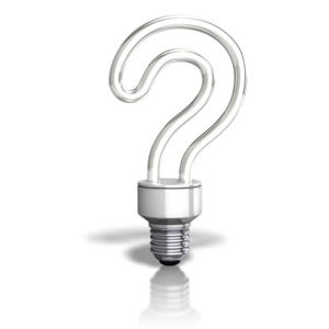 An image of a light bulb in the shape of