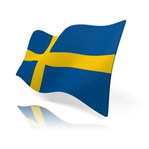 An image of the Sweden&#039;s flag