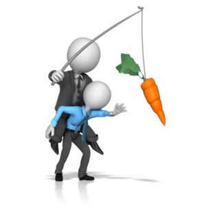 Boss Dangling Carrot For Employee | 3D Animated Clipart for PowerPoint -  