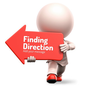 A stick figure uses a custom text red arrow to emphasize a point.