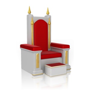 An image of an empty throne.