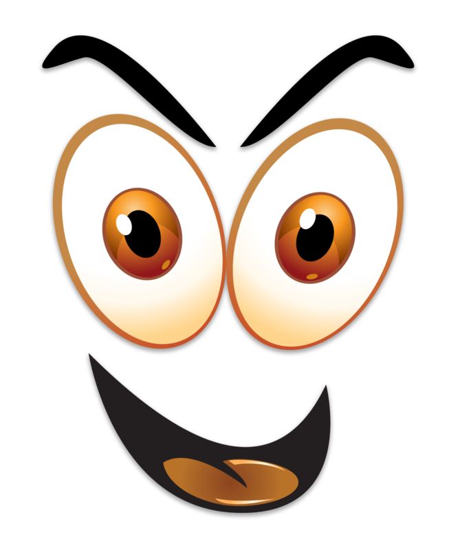 Mad Crazy Eyes | Great PowerPoint ClipArt for Presentations ...
