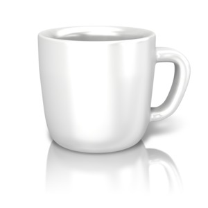 An image of an empty coffee cup.