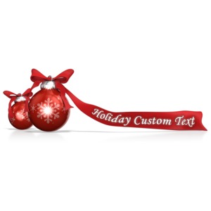 holiday ribbon clipart