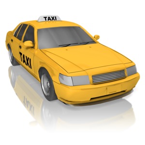 Phone Taxi Service | 3D Animated Clipart for PowerPoint ...