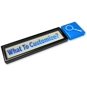 This clip art image shows an custom search box.