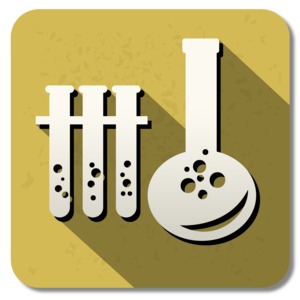 An image of a chemistry icon.