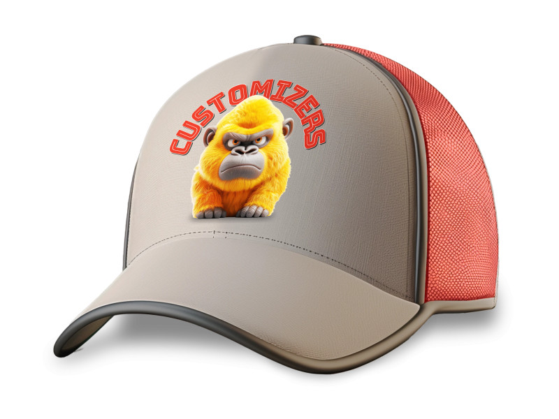 This Presentation Clipart shows a preview of Customizable Sports Hat Clipart