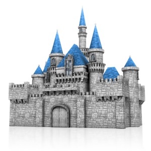 A fantasy medieval castle.