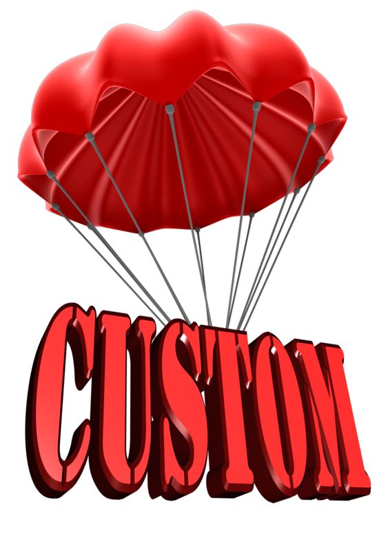 This Presentation Clipart shows a preview of Open Parachute Custom