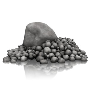 An image of a bunch of rocks piled up.