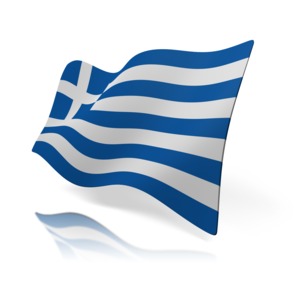 An image of Greece&#039;s flag.