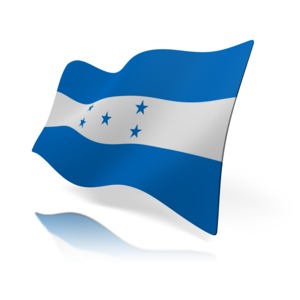 An image of Honduras flag.