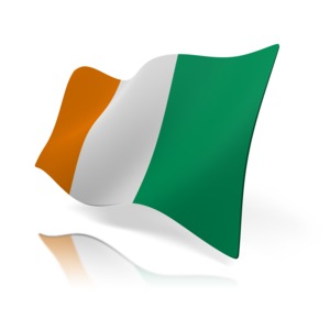 An image on Cote D&#039;Ivoire&#039;s flag.