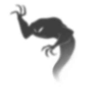 An image of a shadow like demon.