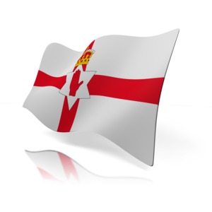 An image of Northern Ireland&#039;s flag.