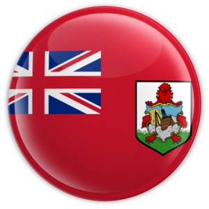 An image of Bermuda&#039;s flag on a button.