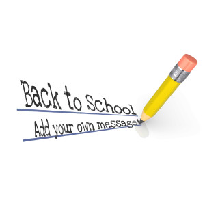 A pencil is shown writing some custom text.