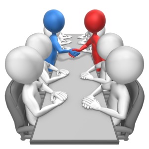 conference room with people clipart