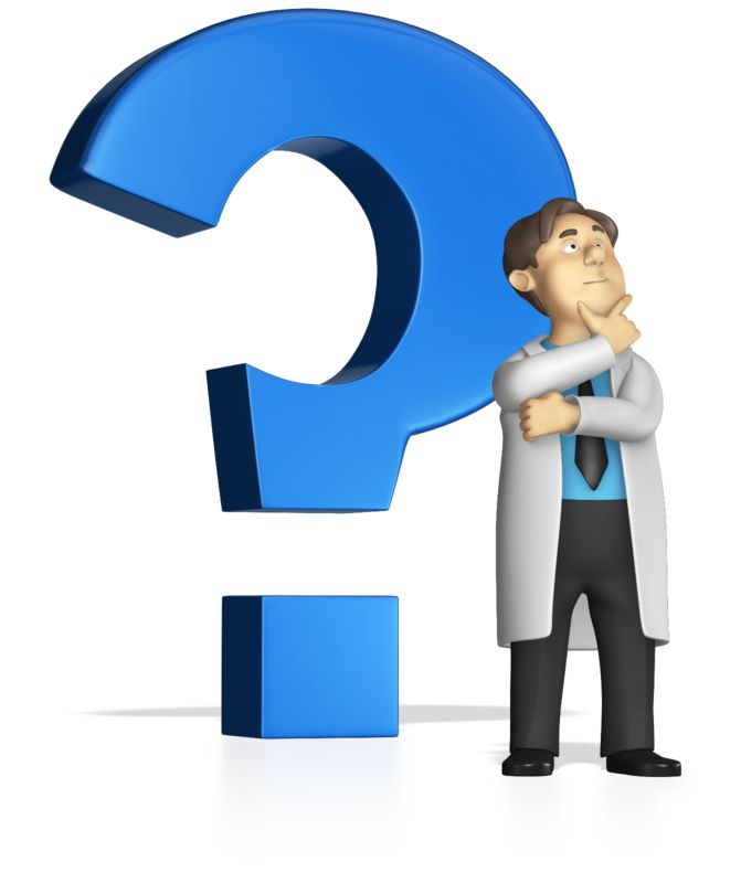 This Presentation Clipart shows a preview of Standing by By Question Mark