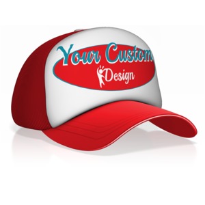 This custom clip art image shows a ball cap which you can change the color of the cap and customize the front with your own design.