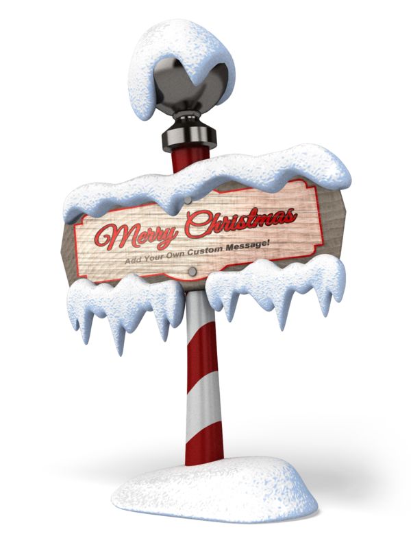 This Presentation Clipart shows a preview of North Pole Sign