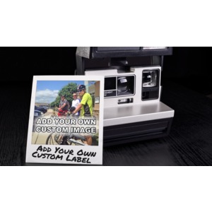 Place your own image and label on this instant photo.