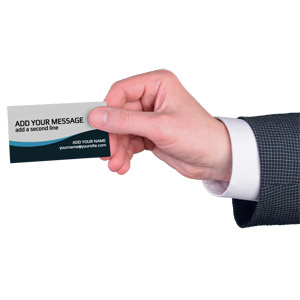 Put your own text and images on this business card.