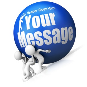 This custom design image shows three figures using teamwork to put a huge ball uphill.