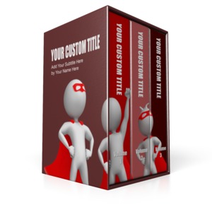 A three volume book set or trilogy of novels can be customized using your own images and messages with our on-line tools.