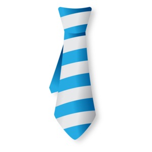 An image of a striped tie.